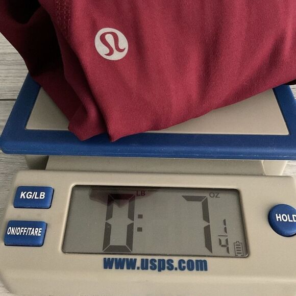 lululemon Women's Dashing Purple/Burgundy Inspire II Mesh 7/8 Tight Leggings  6 - Picture 10 of 10